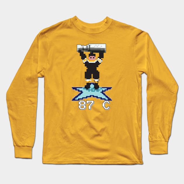 16 Bit Crosby Champion Long Sleeve T-Shirt by The Rap Addicts